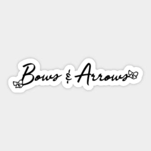 Bows & Arrows Sticker